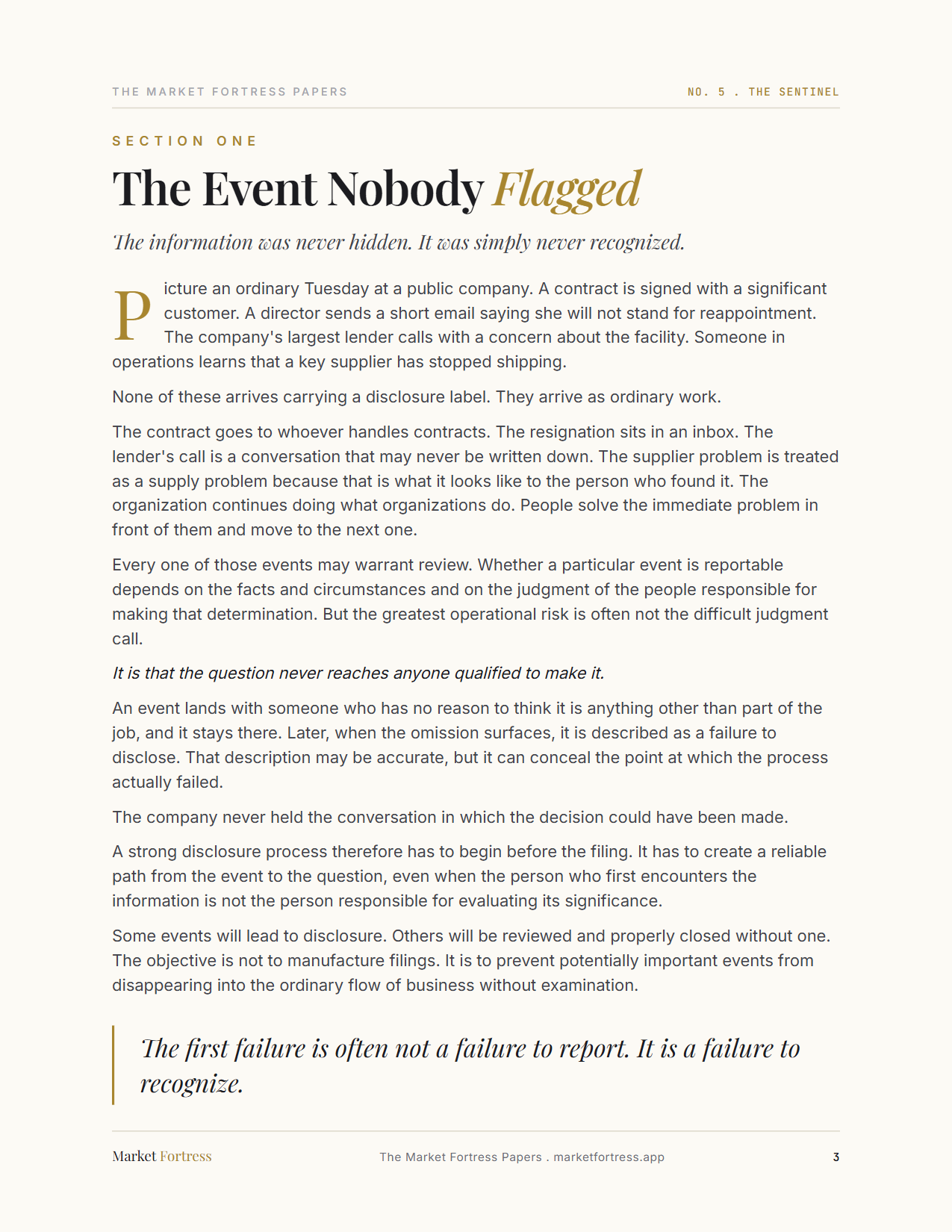 The Sentinel, page 3